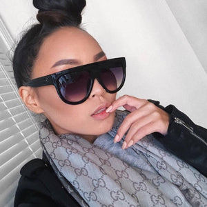 Flat Top Oversized Women Sunglasses