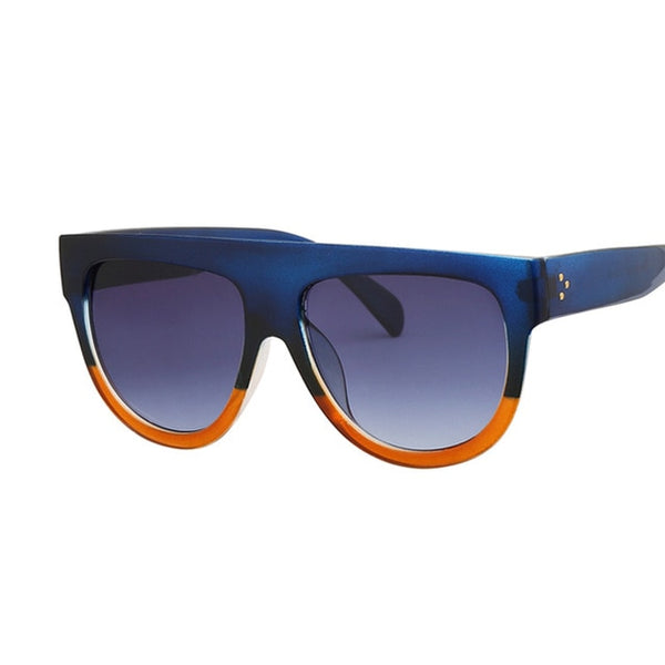 Flat Top Oversized Women Sunglasses