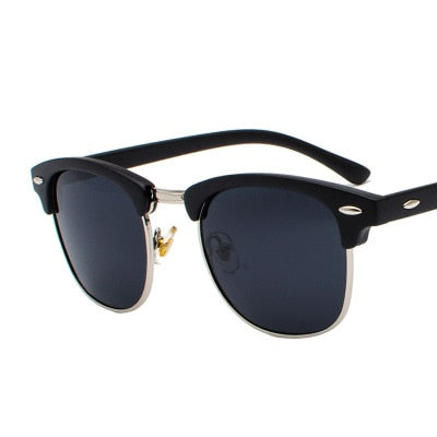 Men's Semi-Rimless Sunglasses