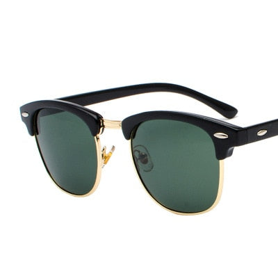 Men's Semi-Rimless Sunglasses