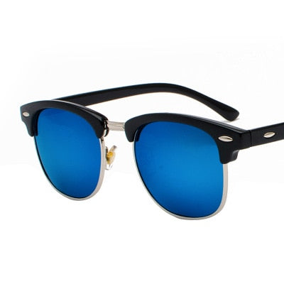 Men's Semi-Rimless Sunglasses