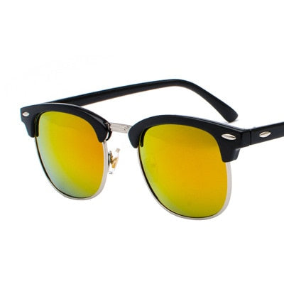 Men's Semi-Rimless Sunglasses