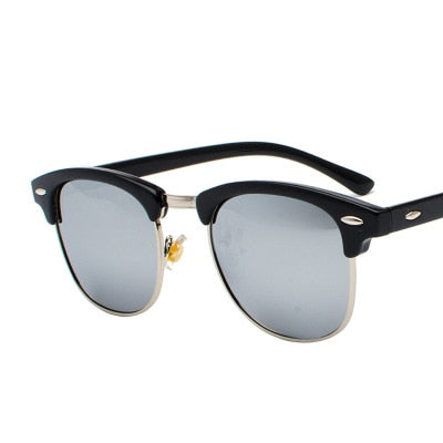 Men's Semi-Rimless Sunglasses