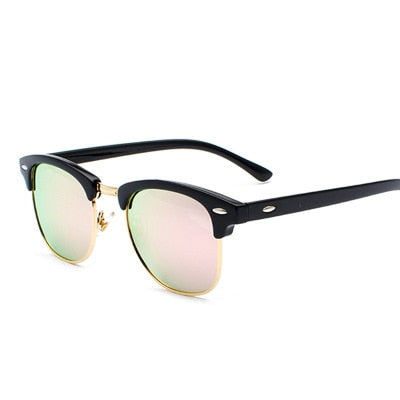 Men's Semi-Rimless Sunglasses