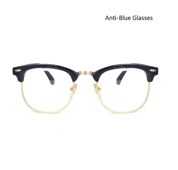 Men's Semi-Rimless Sunglasses