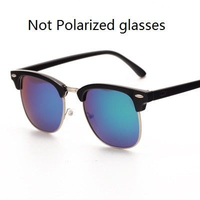 Men's Semi-Rimless Sunglasses