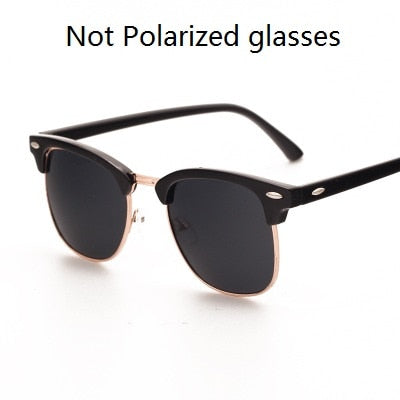 Men's Semi-Rimless Sunglasses