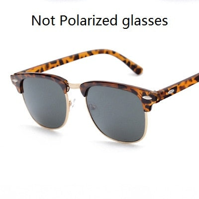 Men's Semi-Rimless Sunglasses