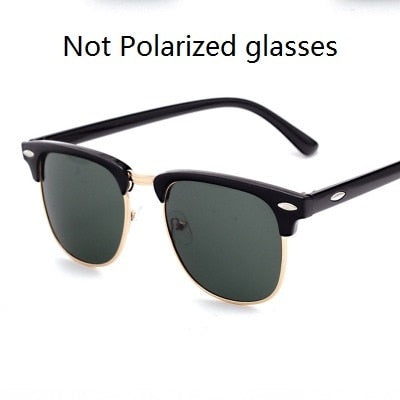 Men's Semi-Rimless Sunglasses