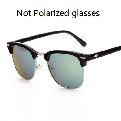 Men's Semi-Rimless Sunglasses