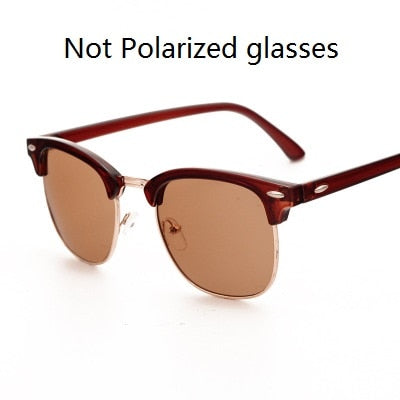 Men's Semi-Rimless Sunglasses