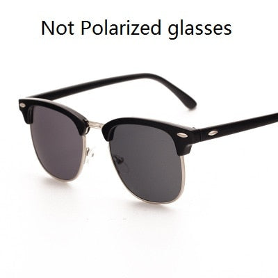 Men's Semi-Rimless Sunglasses